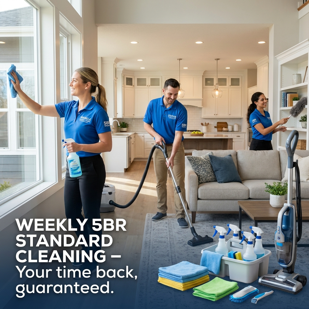Standard Cleaning — 5BR (Weekly)