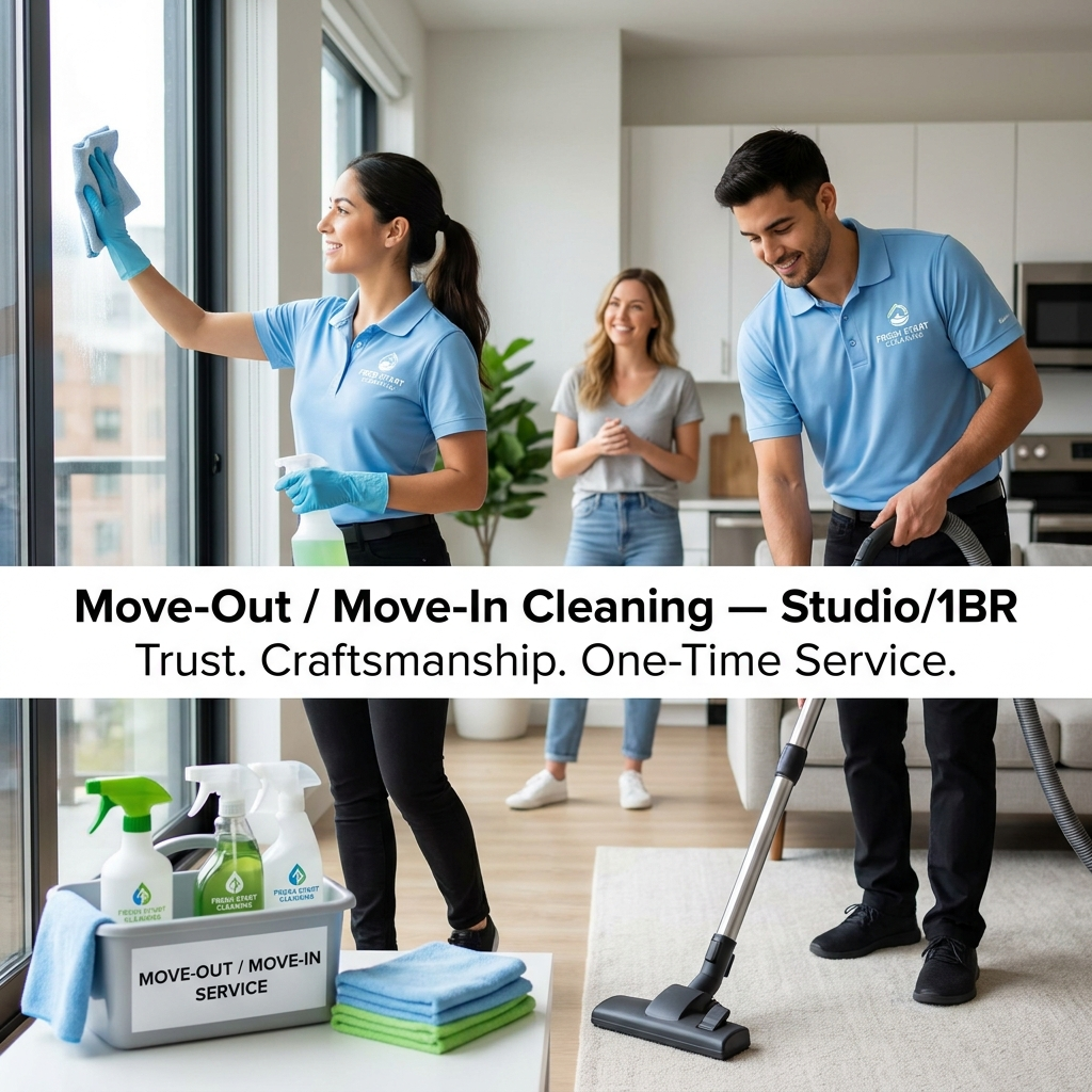 Move-Out / Move-In Cleaning — Studio/1BR