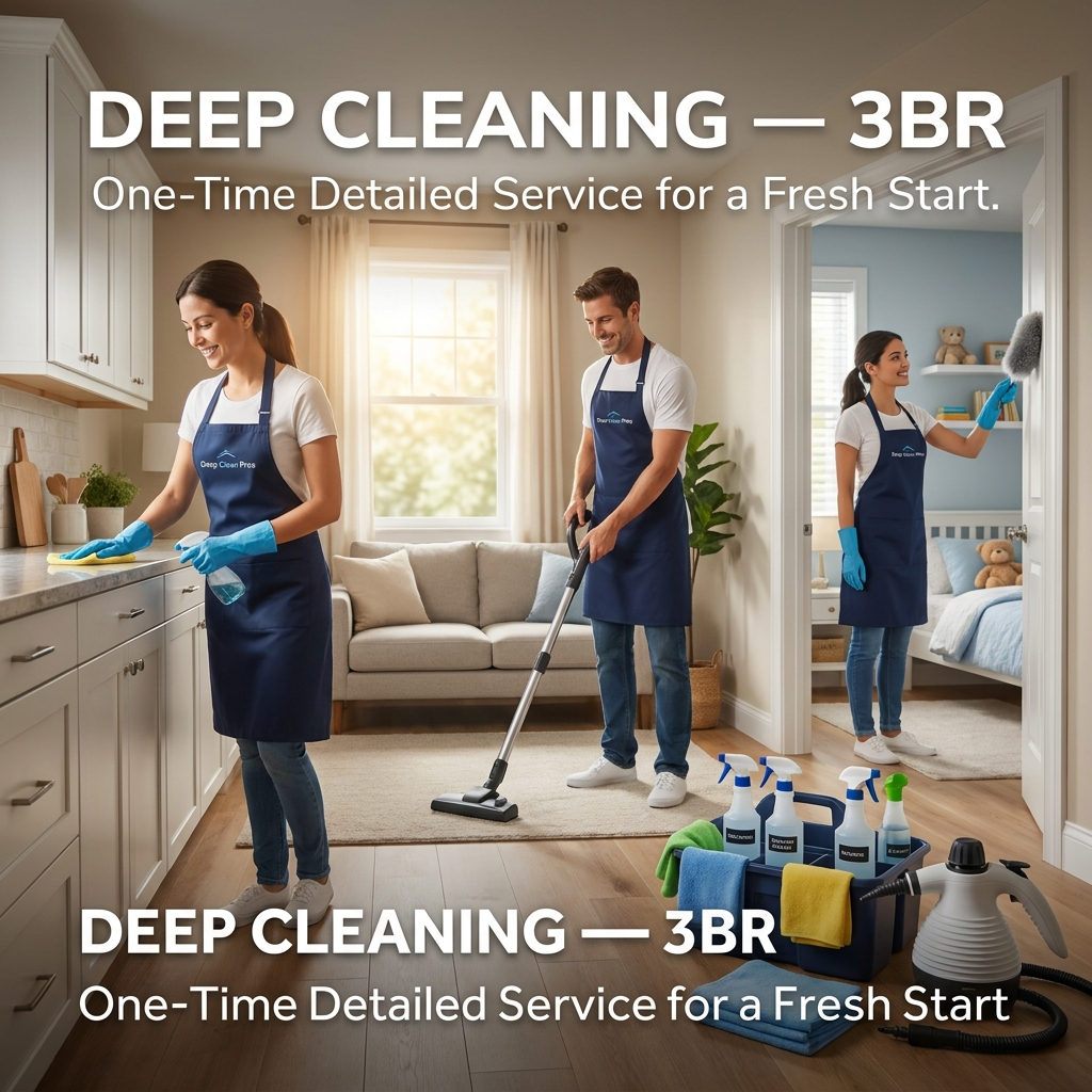 Deep Cleaning — 3BR