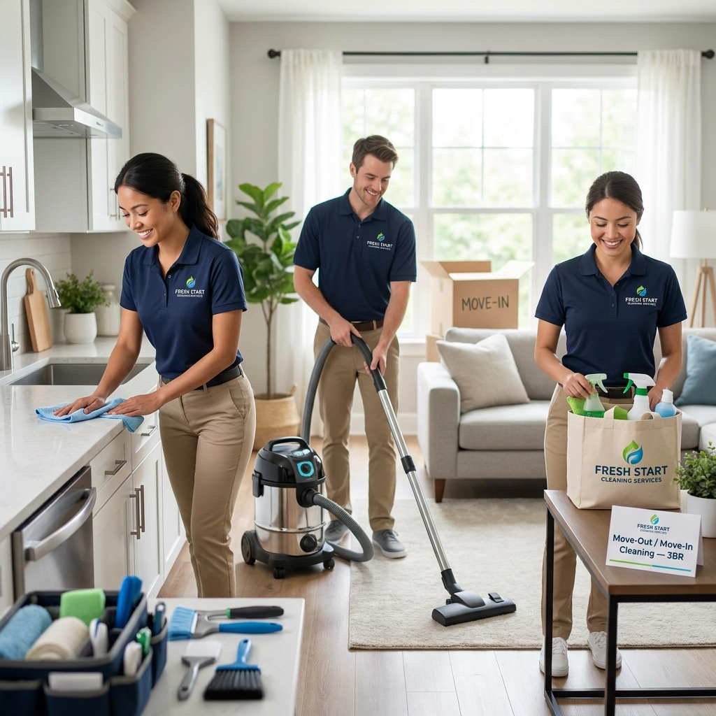 Move-Out / Move-In Cleaning — 3BR